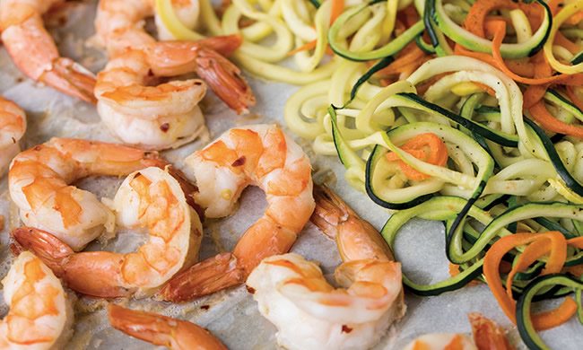 Coconut Lime Shrimp with Zoodles Recipe