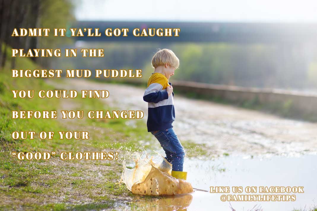 Meme - Caught Playing in a Mud Puddle After the Rain | Outdoor Newspaper