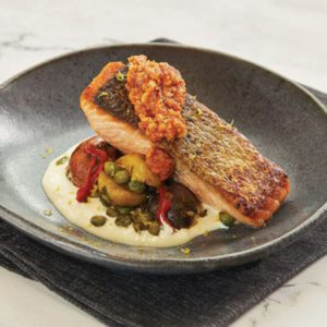 Royal Salmon with Romesco Sauce and Aioli Recipe - Family Life Tips Magazine